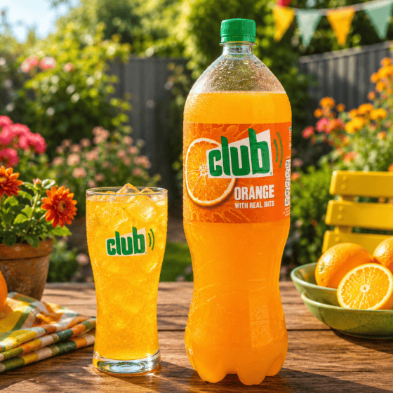 Club Orange 1.75L bottle Irish orange fizzy drink
