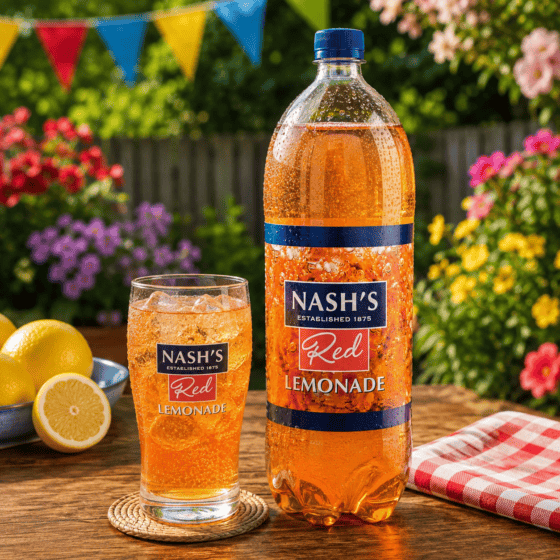 Nash’s Red Lemonade 2L bottle Irish red lemonade