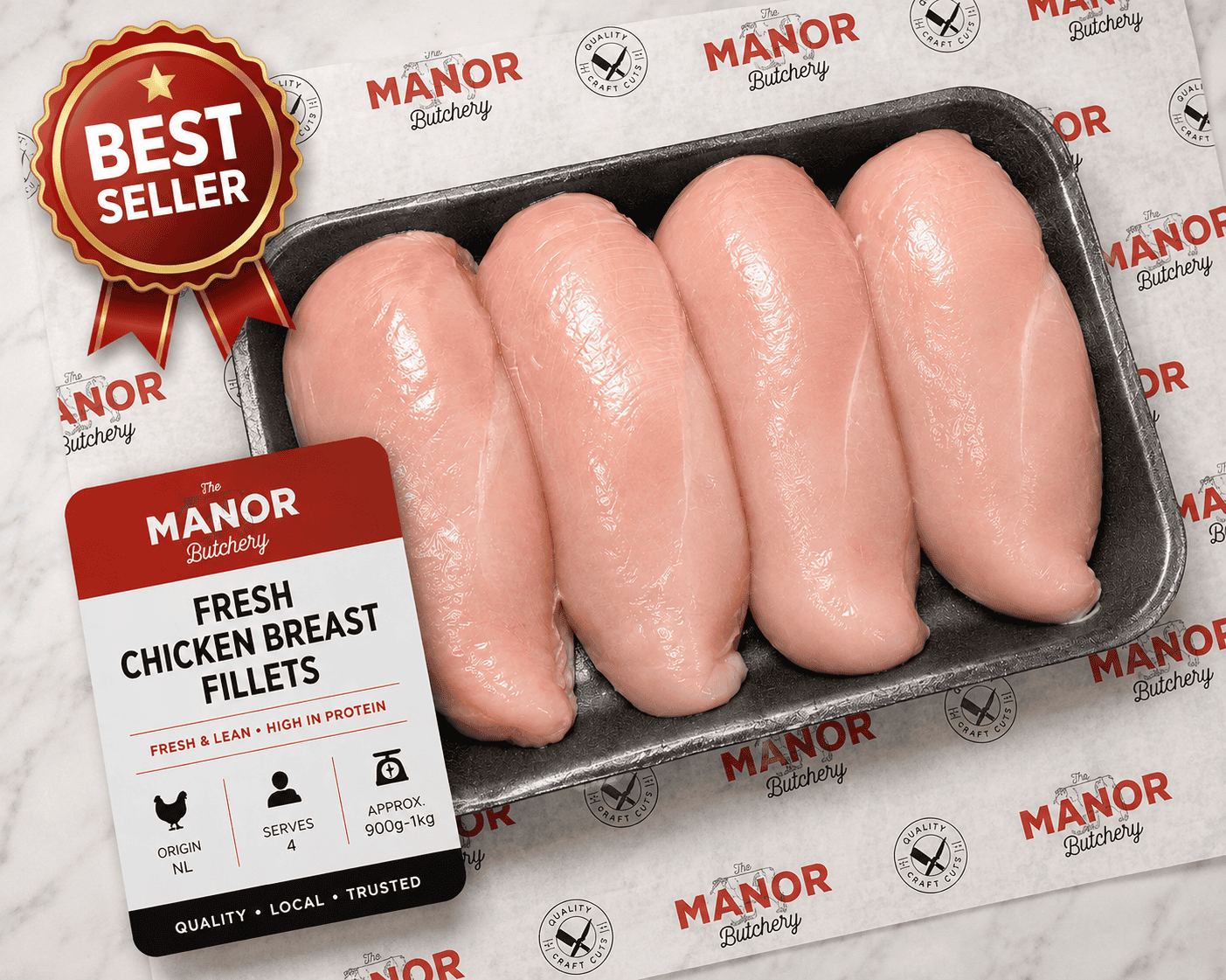 Fresh Chicken Breast Fillets from Manor Butchery