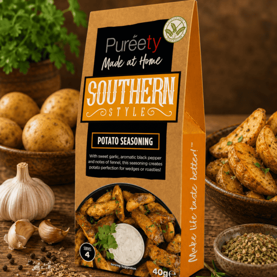 Pureety Made at Home Southern Style Potato Seasoning 50g Gluten Free Seasoning