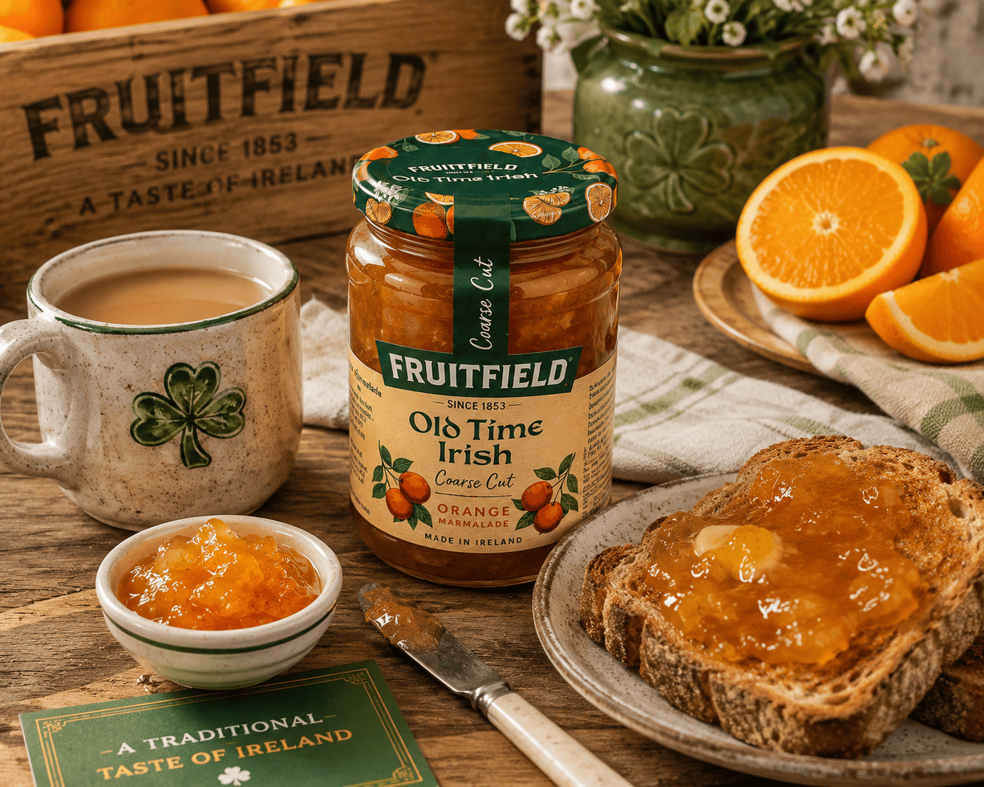 Fruitfield Old Time Irish Coarse Cut Orange Marmalade 454g