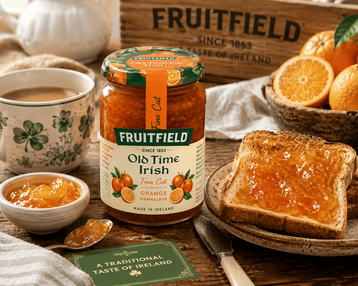 Fruitfield Old Time Irish Fine Cut Orange Marmalade
